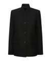 Totême Toteme Wool Single-breasted Jacket In Black