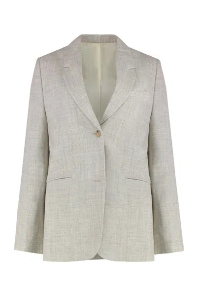 TOTÊME TOTEME SINGLE-BREASTED TWO-BUTTON JACKET
