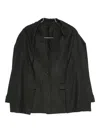 Totême Single-button Cape Blazer In Gray