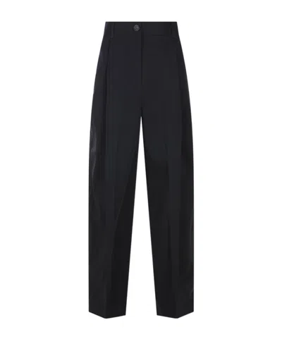 Totême Single Pleat Trousers In Black