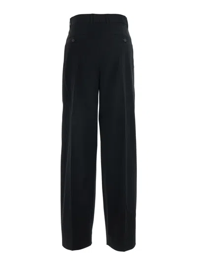 Totême Toteme Single Pleat Trousers In Black