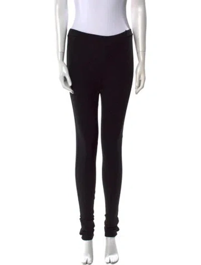 Pre-owned Totême Skinny Leg Pants In Black
