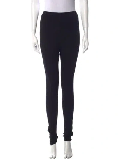 Pre-owned Totême Skinny Leg Pants In Black