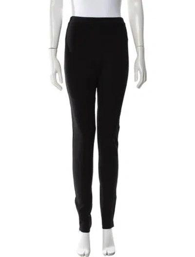Pre-owned Totême Skinny Leg Pants In Black