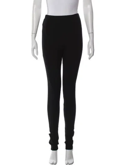 Pre-owned Totême Skinny Leg Pants In Black