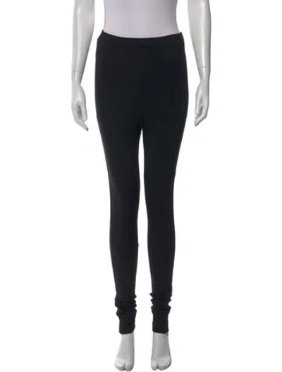 Pre-owned Totême Skinny Leg Pants In Black