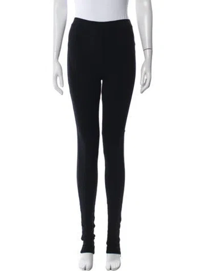 Pre-owned Totême Skinny Leg Pants In Black