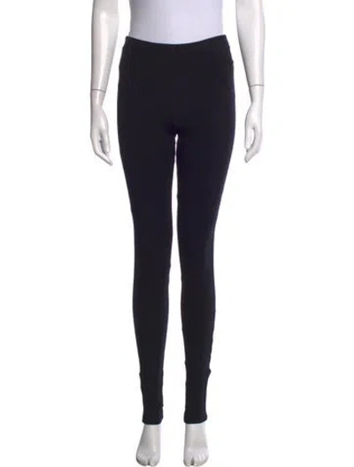 Pre-owned Totême Skinny Leg Pants In Black