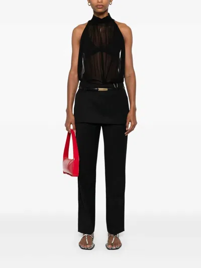 Totême Skirt Straight Trouser In Black