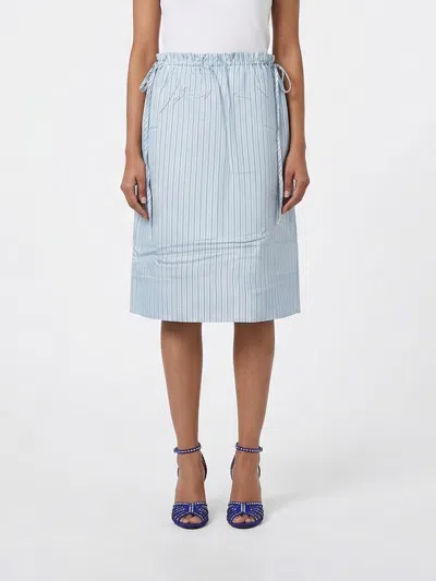 Totême Skirt Toteme Woman Color Ice In White