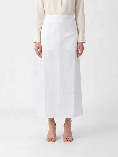 Totême Toteme Skirt Woman Color White