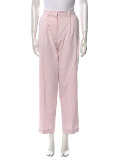 Pre-owned Totême Slanted Pocket Trouser Wide Leg Pants In Pink