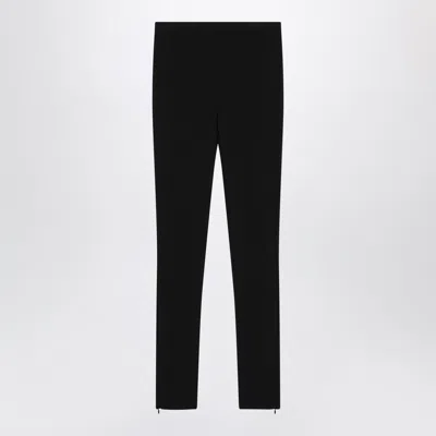 Totême Toteme Sleek Viscose Blend Tights-style Leggings In Black