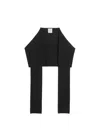 Totême Toteme Sleeve Scarf Accessories In Black