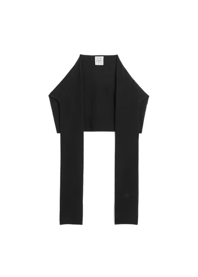 Totême Toteme Sleeve Scarf Accessories In Black