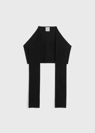 Totême Sleeve Scarf Black