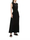 Totême Toteme Women Black Organic Jersey Sleeveless Tee Dress In Black
