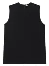 Totême Crew Neck Sleeveless Lightweight Fabric Top