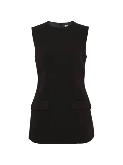 Totême Toteme Sleeveless Suiting Top In Black