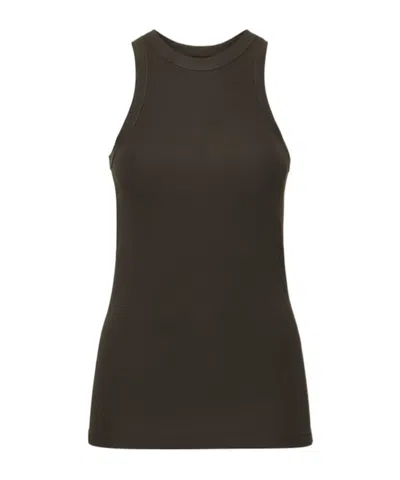 Totême Sleeveless Vest In Brown