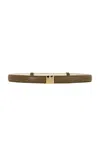 Totême Slide Clasp Lizard Embossed Belt
