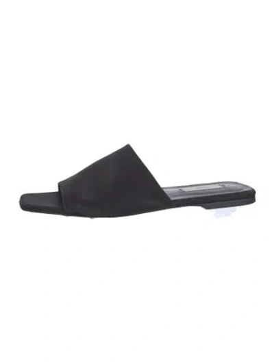 Pre-owned Totême Slides In Black