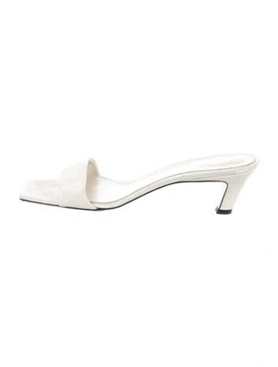 Pre-owned Totême Slides In White