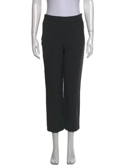 Pre-owned Totême Slim Crepe Suit Trousers Straight Leg Pants In Grey