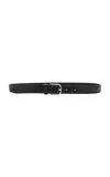 Totême Slim Croc-embossed Leather Belt In Brown