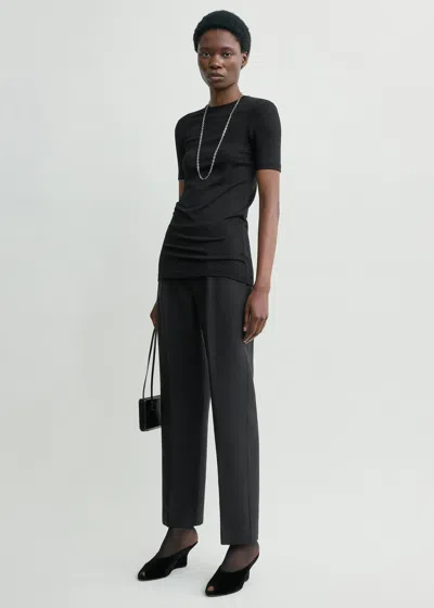 Totême Slim Evening Trousers Black