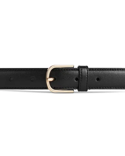 Totême Slim Leather Trouser Belt In Brown