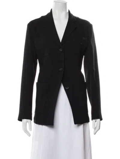 Pre-owned Totême Slim Wool Blazer W/ Tags In Black