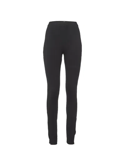 Pre-owned Totême Slim-fit Leggings In Black
