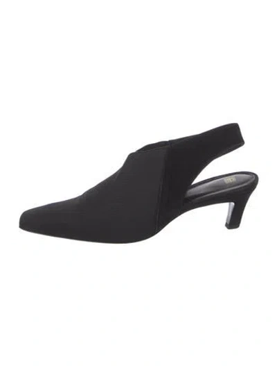 Pre-owned Totême Slingback Pumps In Black