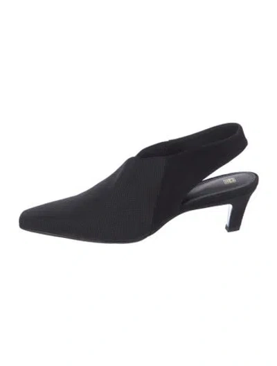 Pre-owned Totême Slingback Pumps In Black