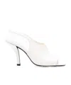 Totême Women White Slingback Heels, 7.5 Luxury Pumps & Heels For Women Darveys In White