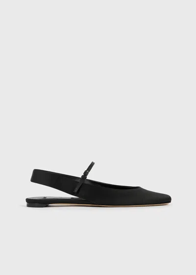 Totême Nappa Leather Slingback Mary Jane Ballerina Flats In Multi