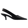 Totême Slingbacks - Toteme - Leather - Black In Black