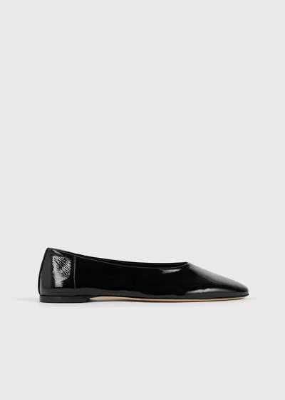 Totême Slip Naplack Ballerinas Black