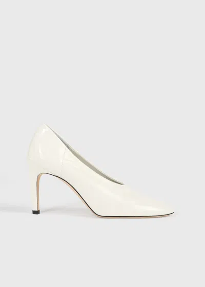 Totême Slip Naplack Pumps Off-white In Multi