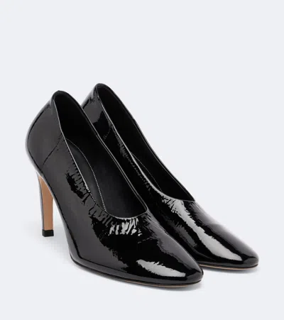 Totême Slip Patent Leather Pumps In Transparent