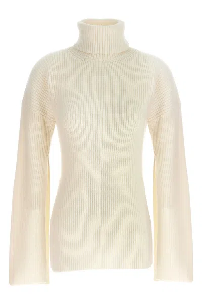 Totême 'slit Sleeve' Jumper In Neutral
