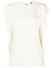 Totême Slit-sleeve T-shirt In Neutrals