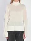 Totême Slit Turtleneck In Neutral