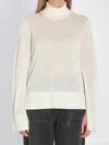 Totême Slit Turtleneck In Neutral
