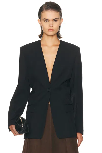 Totême Slouch Blazer In Black