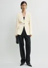 Totême Slouch Blazer Off-white In White