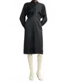 Totême Slouch Modern Shirtdress In Black In Black