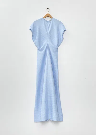 Totême Slouch Waist Dress In Blue