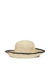 Totême Slouching-brim Paper Straw Hat In Neutral
